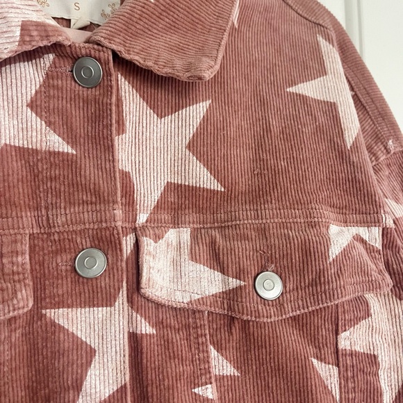Star Patterned Corduroy Jacket - Picture 5 of 6